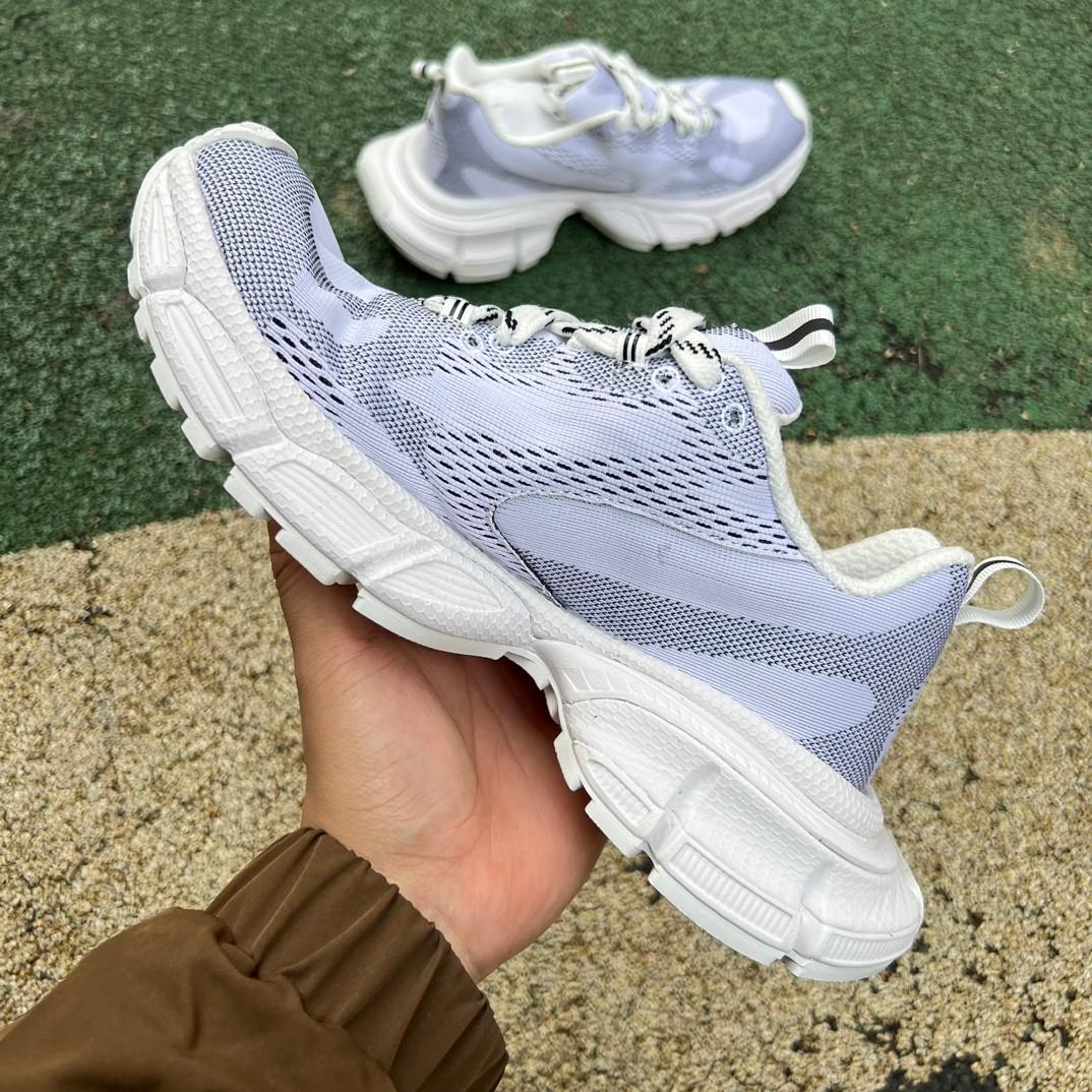 Balenciaga Under Armour® 3XL Knit Sneaker In White And Black Polyester - DesignerGu