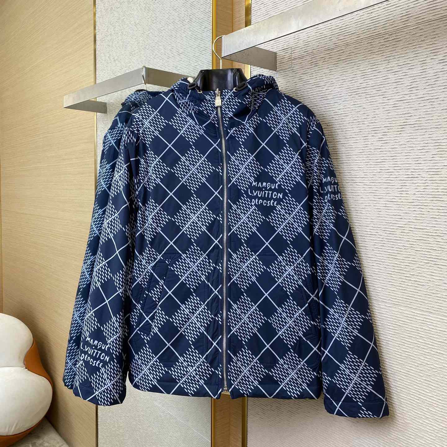 Louis Vuitton Reversible Nylon And Fleece Windbreaker - DesignerGu