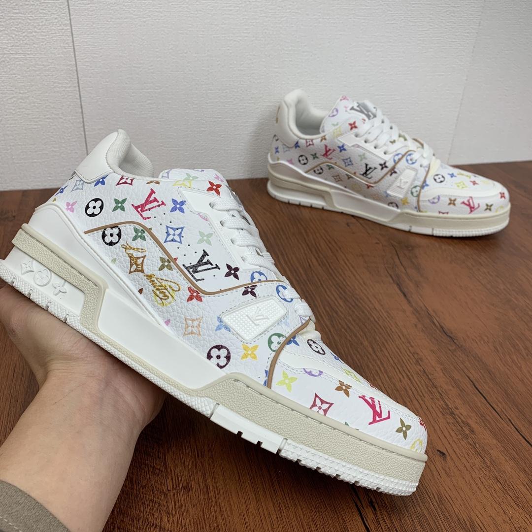 Louis Vuitton LV x TM LV Trainer Sneaker   - DesignerGu