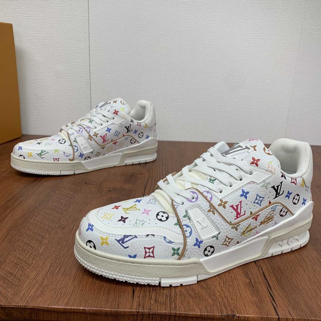 Louis Vuitton LV x TM LV Trainer Sneaker   - DesignerGu