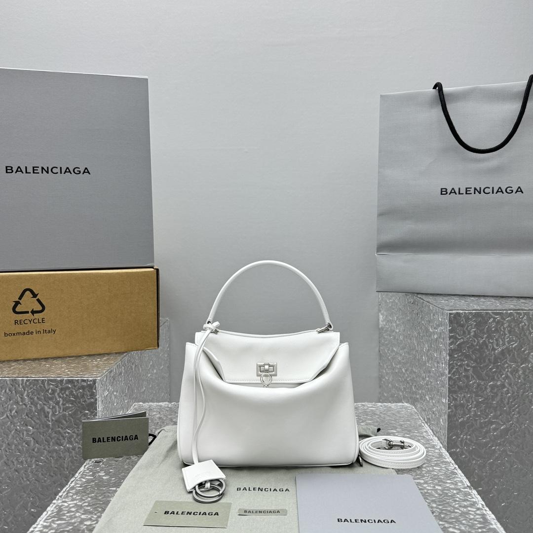 Balenciaga Rodeo Mini Handbag In White - DesignerGu