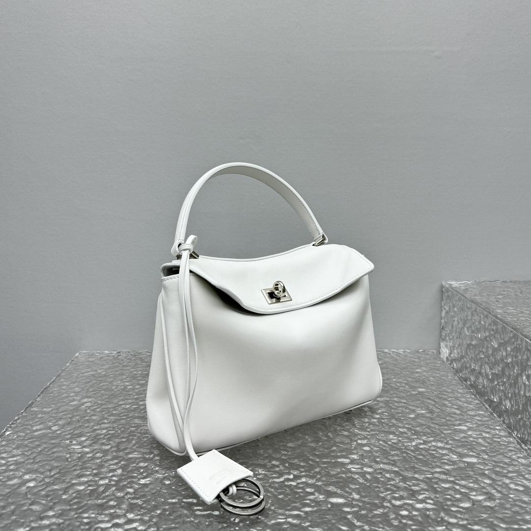 Balenciaga Rodeo Mini Handbag In White - DesignerGu