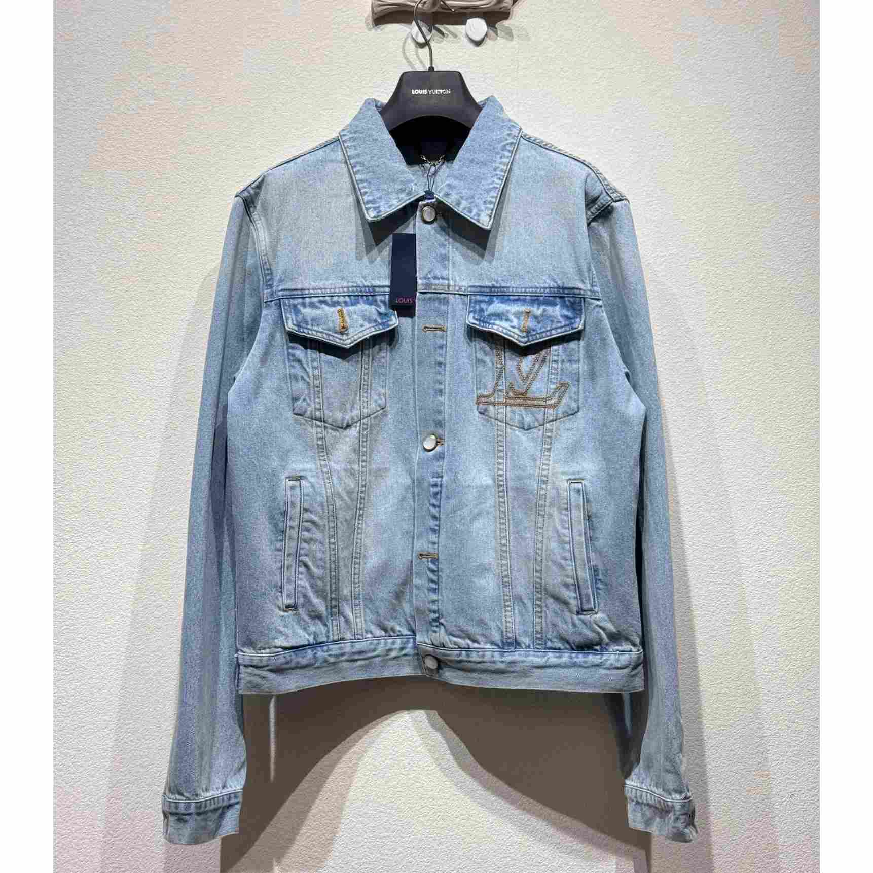 Louis Vuitton Denim Trucker Jacket  1AGINY - DesignerGu