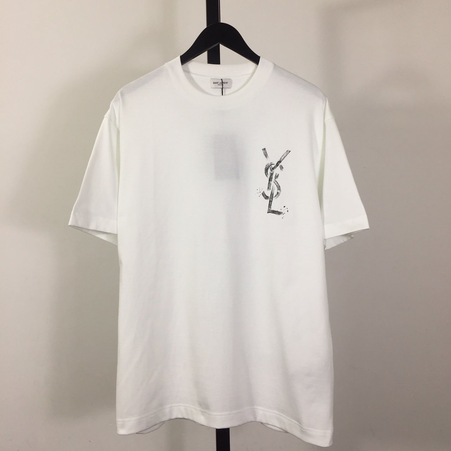 Saint Laurent Cotton-jersey T-shirt  - DesignerGu