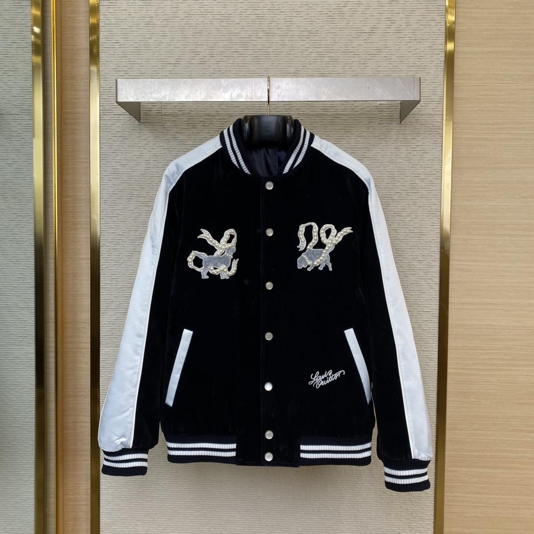 Louis Vuitton Denim Velvet Souvenir Jacket  1AGIMI - DesignerGu