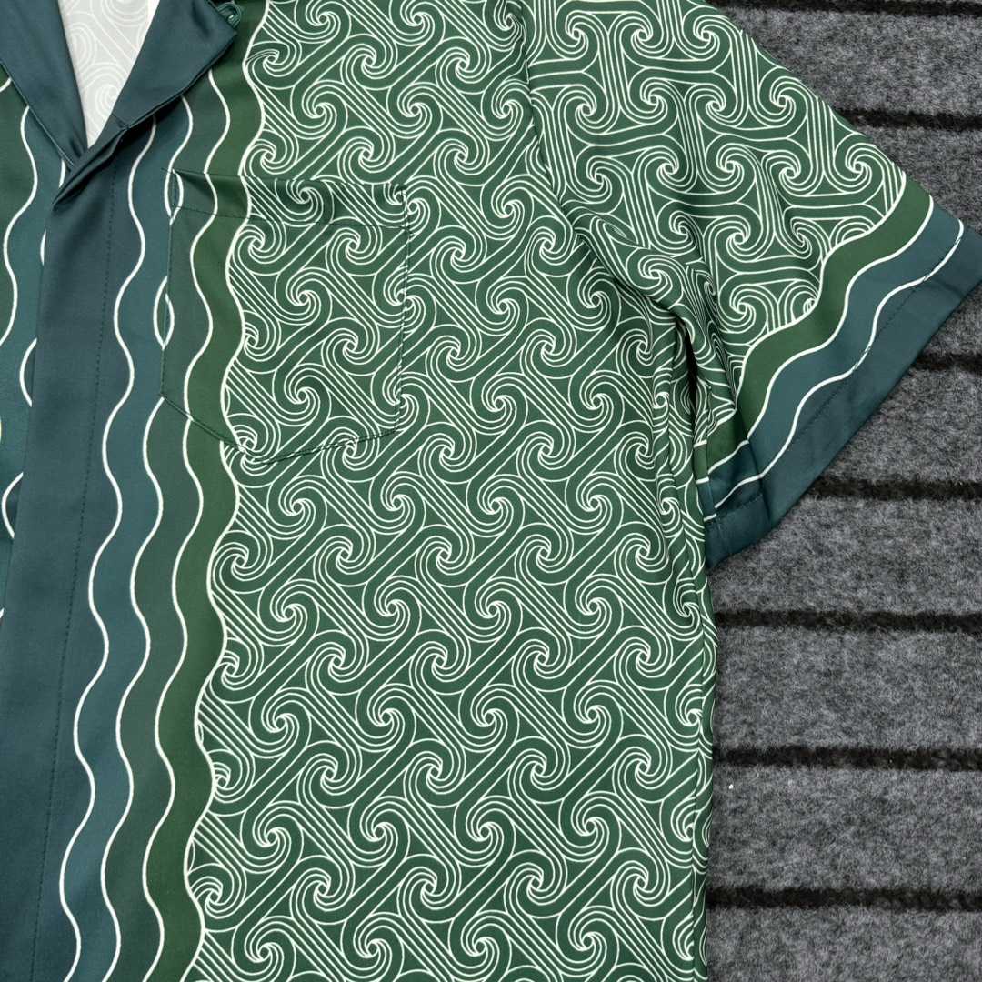 Casablanca Column-monogram Shirt  - DesignerGu