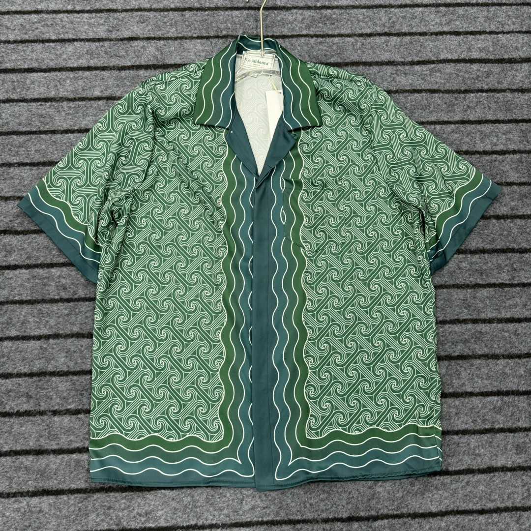 Casablanca Column-monogram Shirt  - DesignerGu