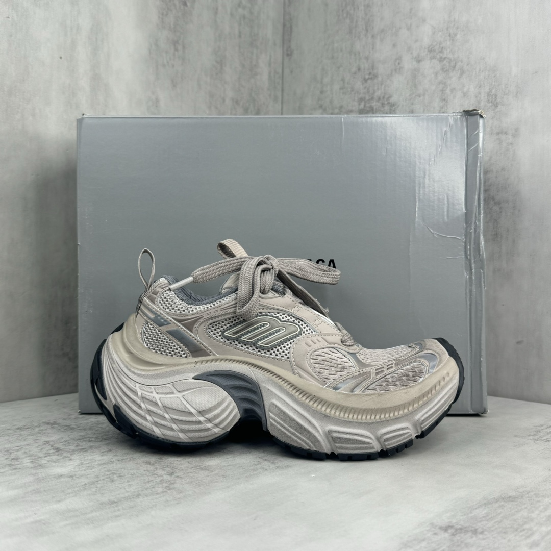 Balenciaga 6XL Sneaker In Taupe, Grey And Black - DesignerGu