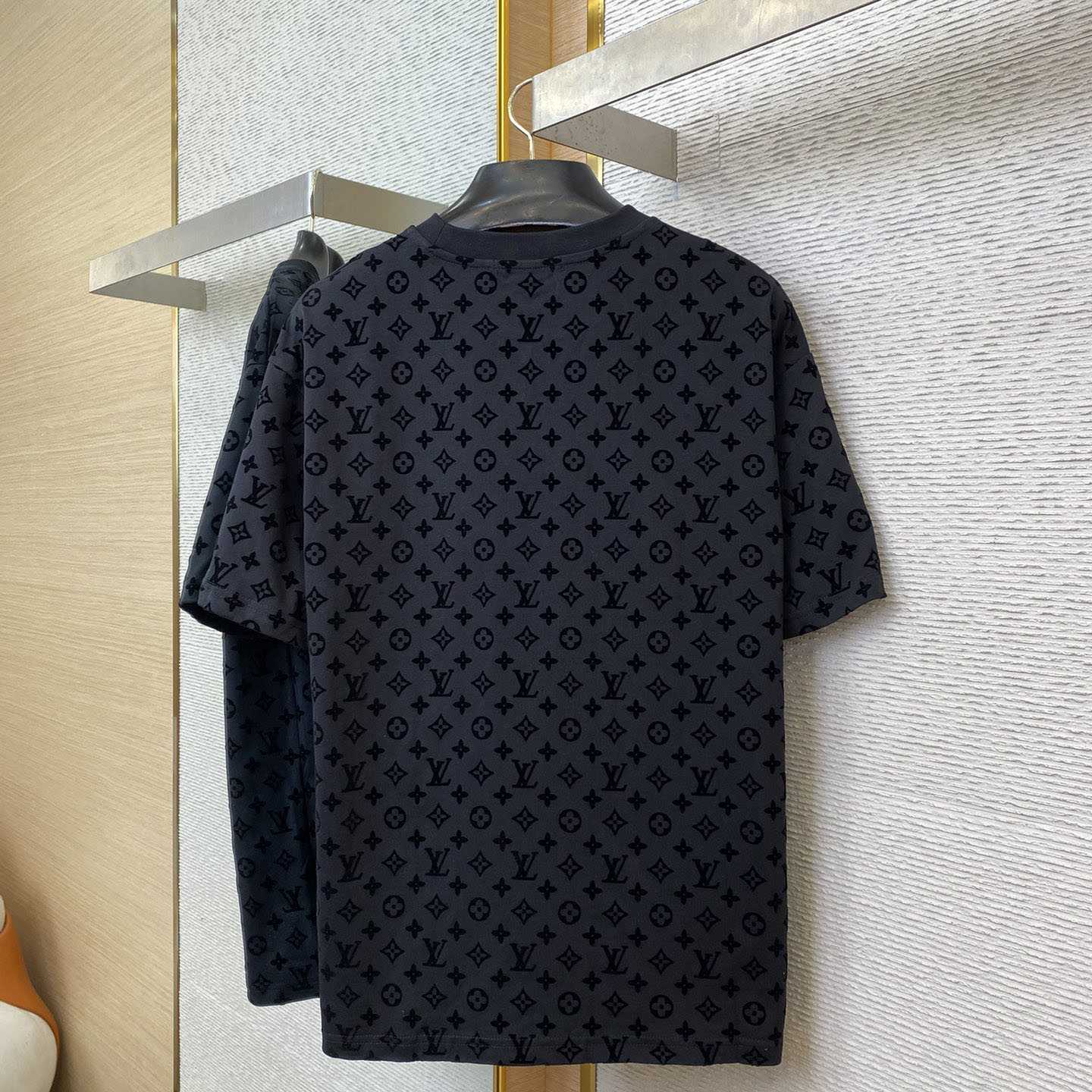 Louis Vuitton Graphic Jacquard Short-Sleeved Crewneck - DesignerGu