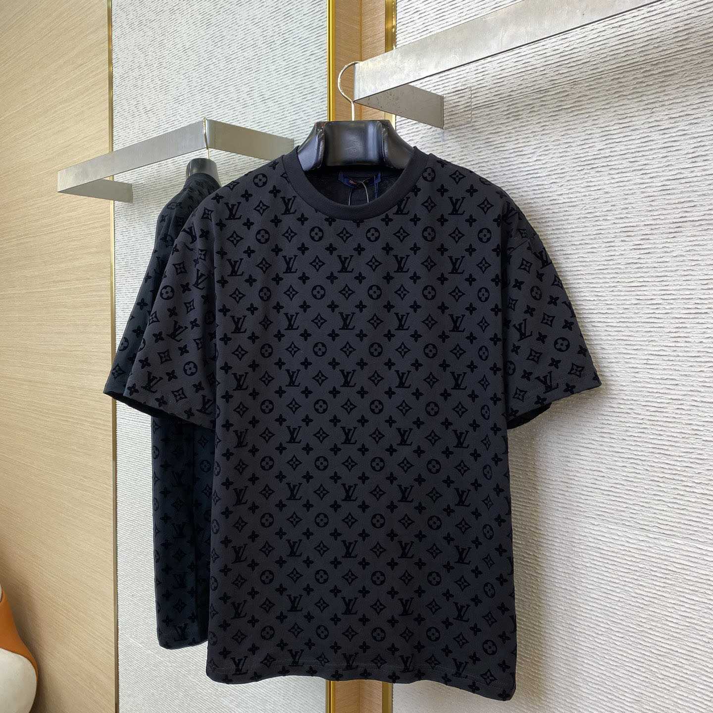 Louis Vuitton Graphic Jacquard Short-Sleeved Crewneck - DesignerGu