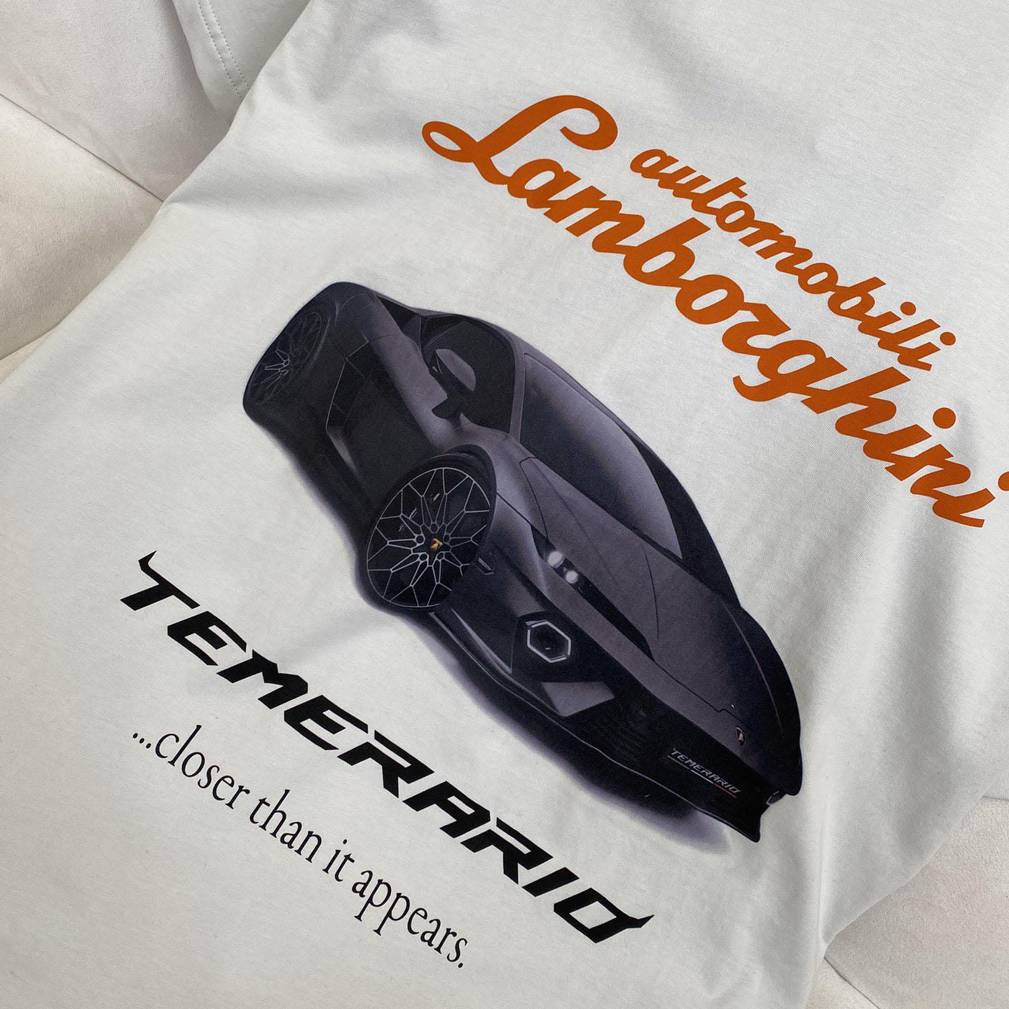 Balenciaga Automobili Lamborghini T-Shirt  - DesignerGu