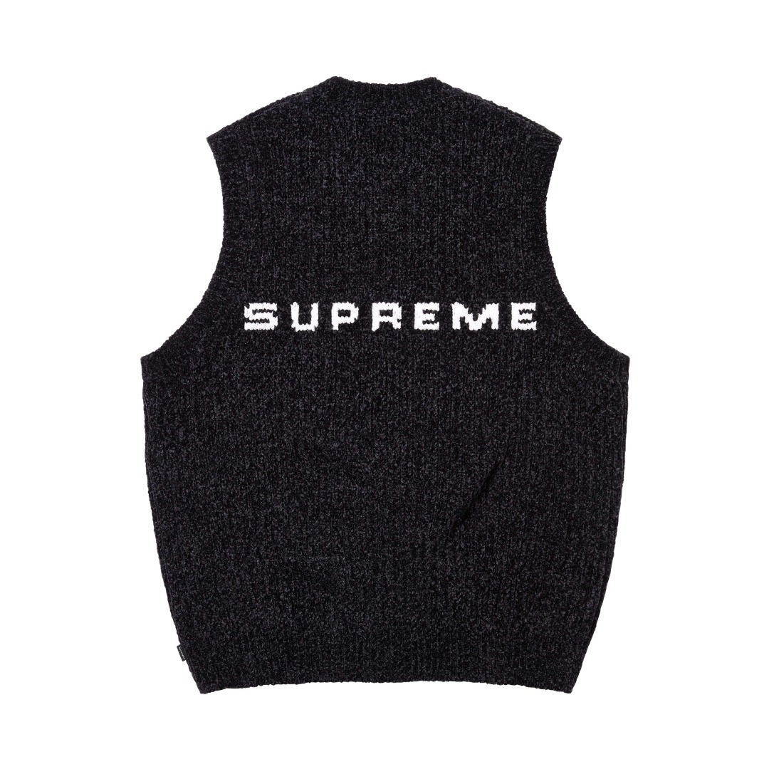 Supreme Chenille Sweater Vest  - DesignerGu