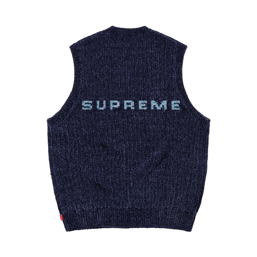 Supreme Chenille Sweater Vest  - DesignerGu