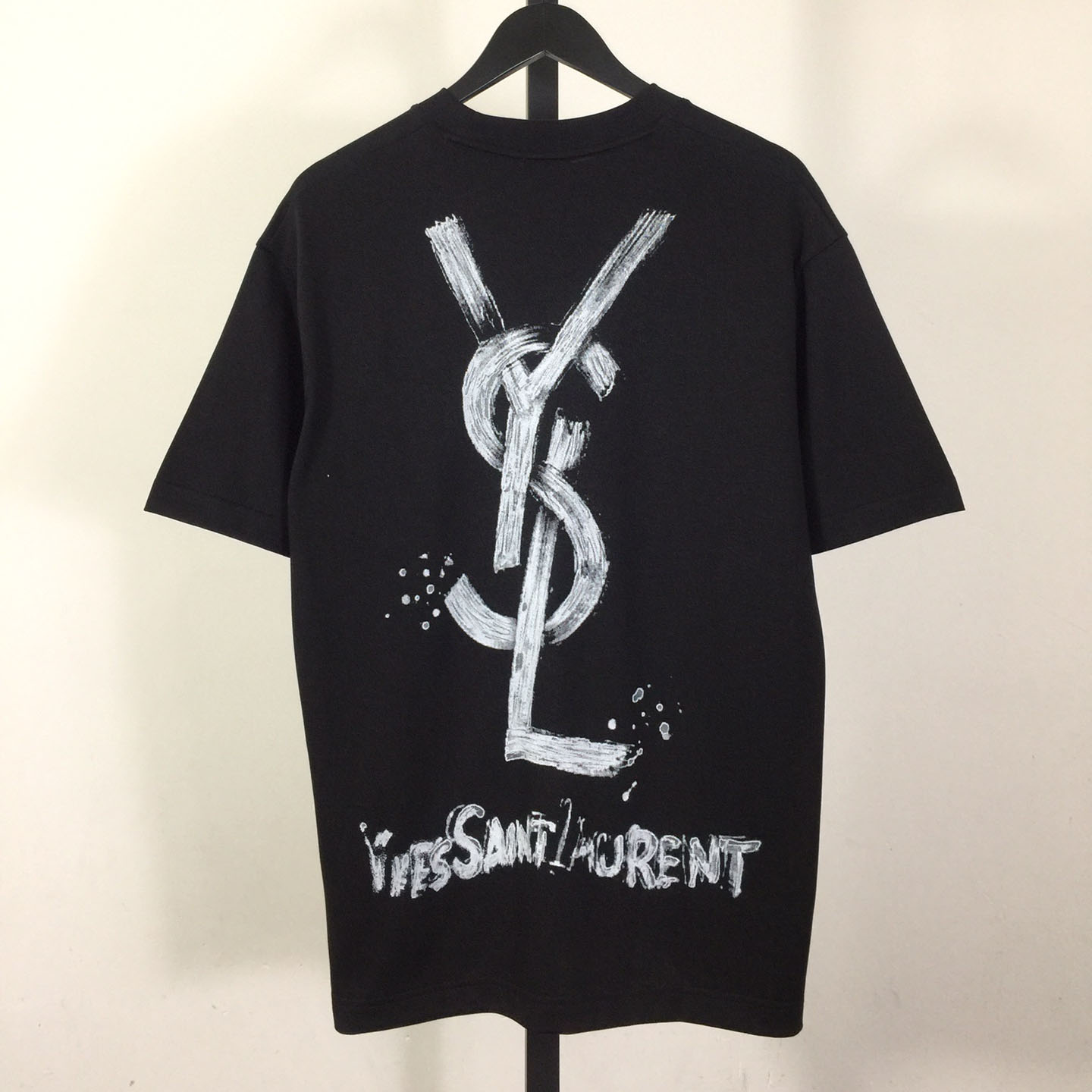 Saint Laurent Cotton-jersey T-shirt  - DesignerGu