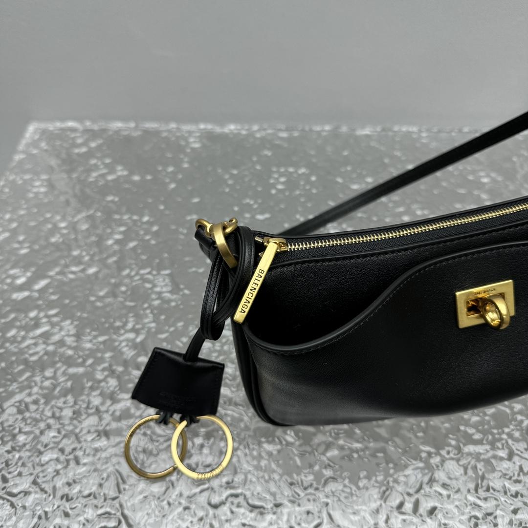 Balenciaga Rodeo Sling Pochette In Black - DesignerGu