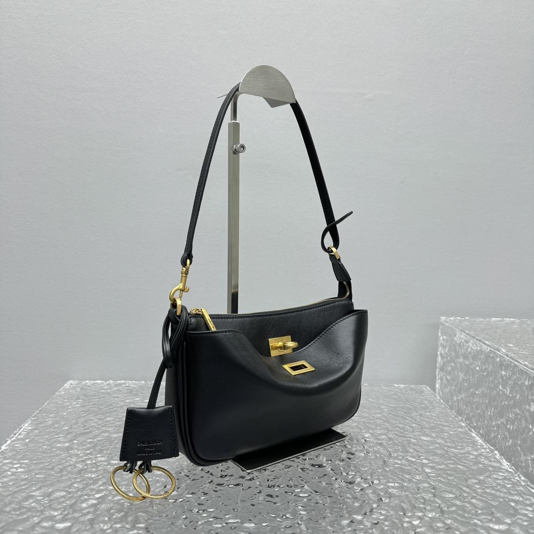 Balenciaga Rodeo Sling Pochette In Black - DesignerGu