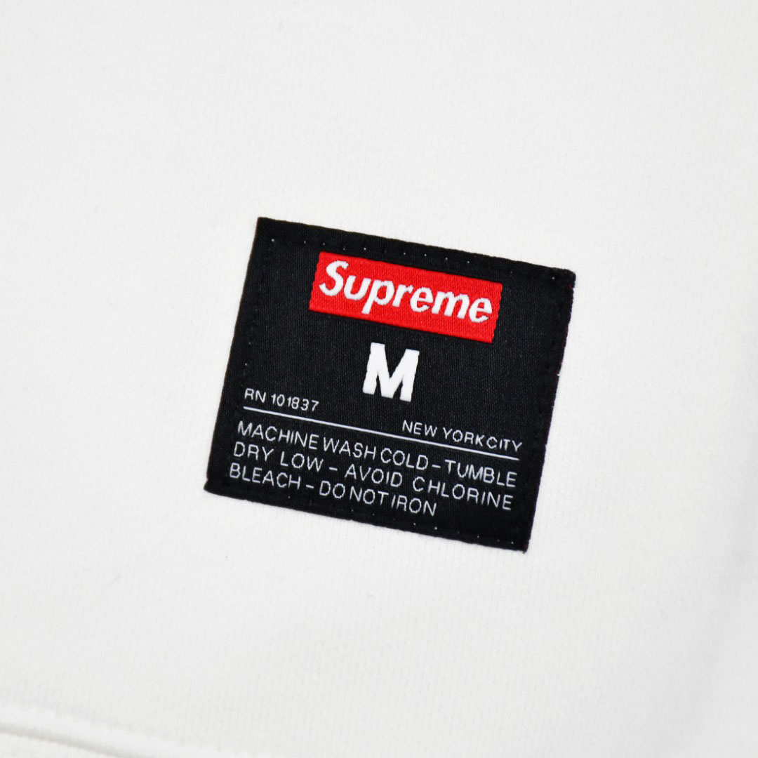 Supreme Kanji Logo Crewneck 'White' - DesignerGu