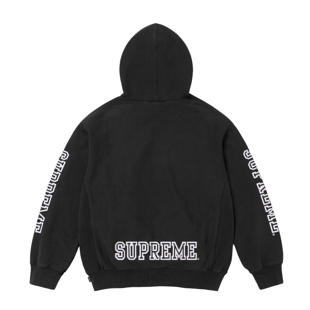 Supreme Collegiate Sleeve Hooded Sweatshirt  - DesignerGu