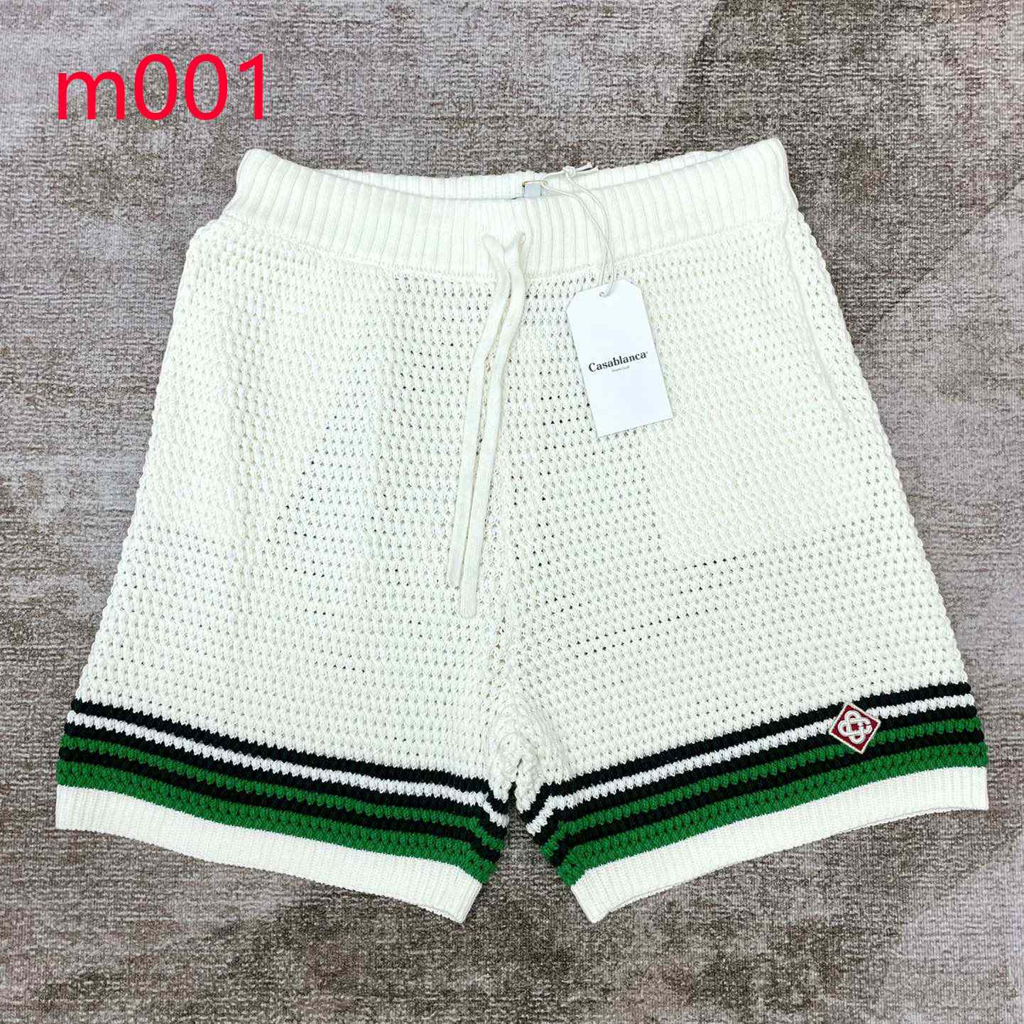 Casablanca Tennis Crochet-knit Shorts   m001 - DesignerGu