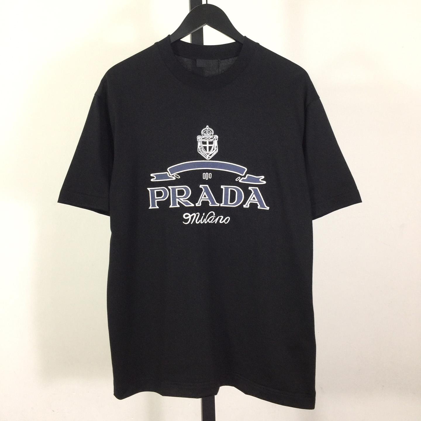 Prada Cotton T-Shirt - DesignerGu