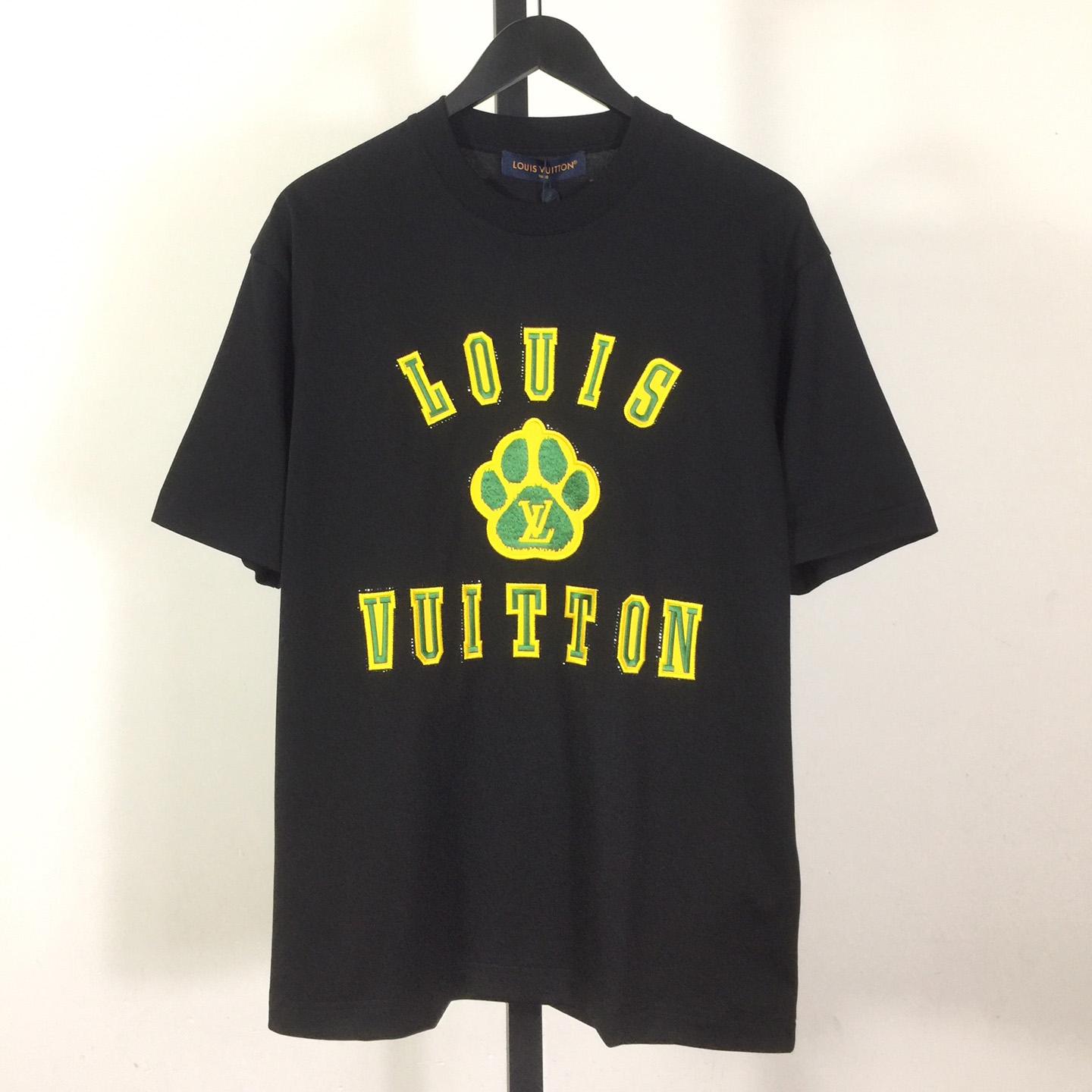 Louis Vuitton Embellished Short-Sleeved Cotton Crewneck - DesignerGu