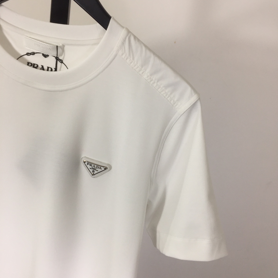 Prada Cotton T-Shirt - DesignerGu