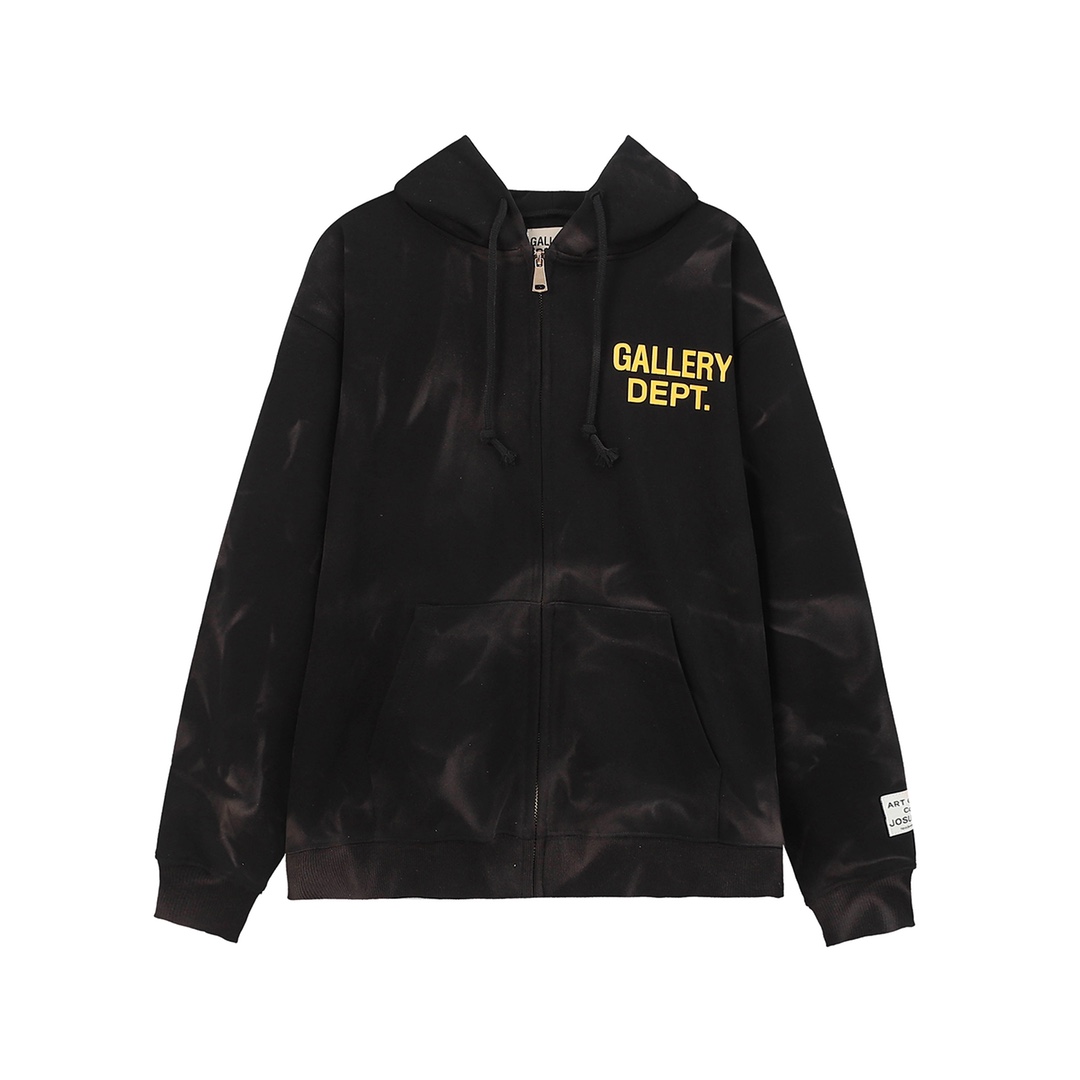 Gallery Dept. Vintage Tie-Dye Full Zip Hoodie - DesignerGu