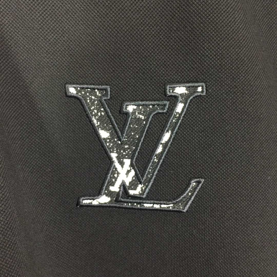 Louis Vuitton Short-Sleeved Cotton Polo Shirt    - DesignerGu