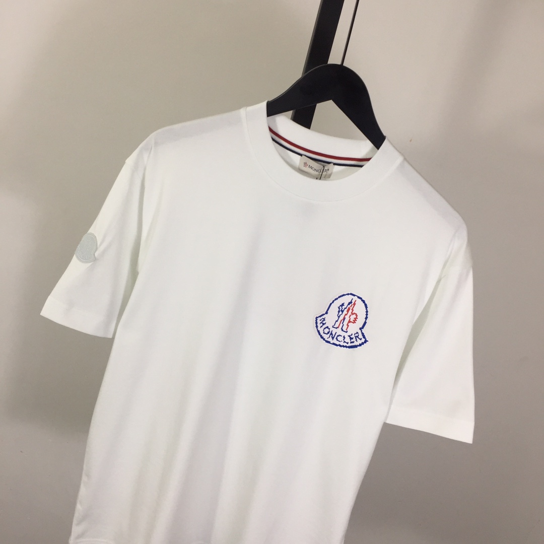 Moncler Logo Cotton T-shirt - DesignerGu