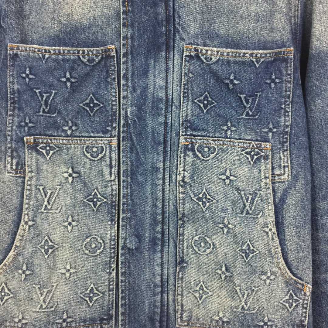 Louis Vuitton Monogram Light Denim Jacket - DesignerGu