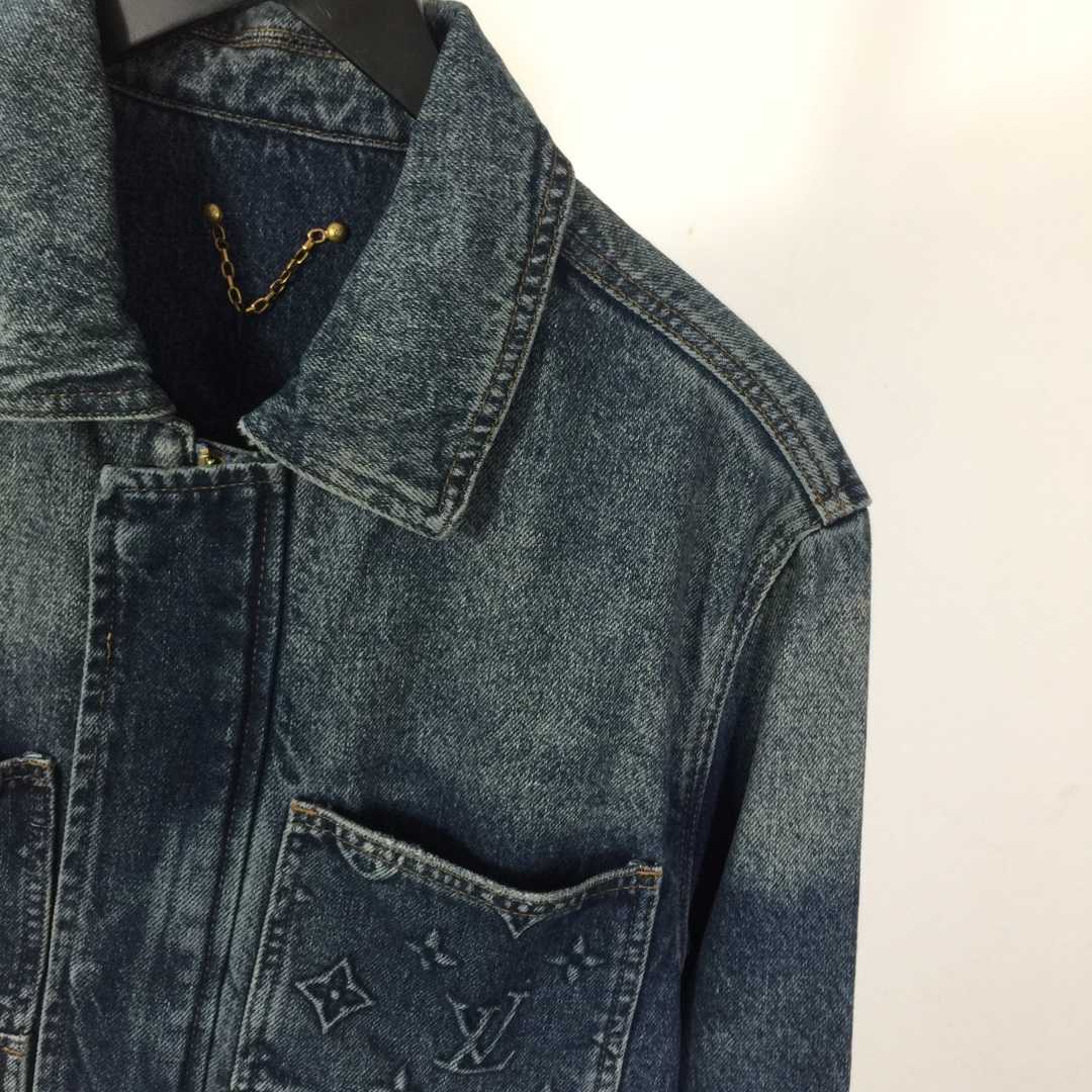 Louis Vuitton Monogram Light Denim Jacket - DesignerGu