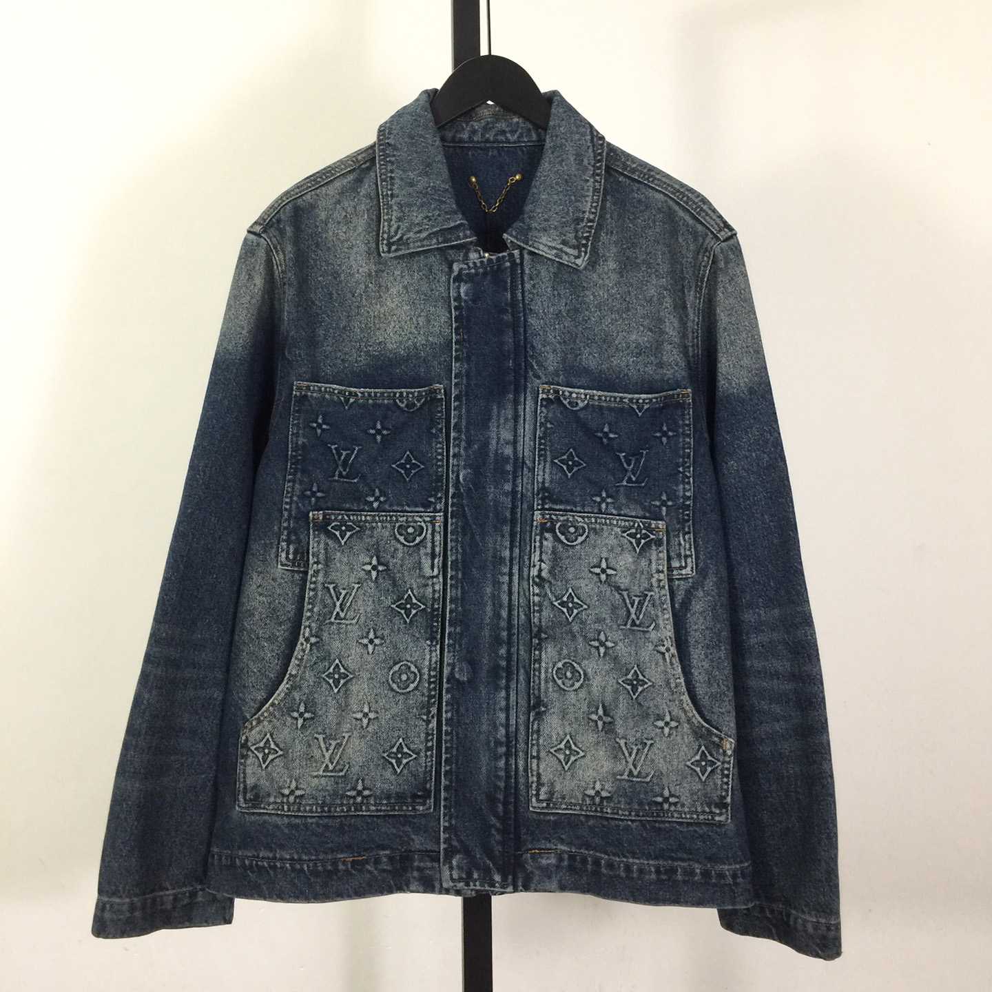 Louis Vuitton Monogram Light Denim Jacket - DesignerGu