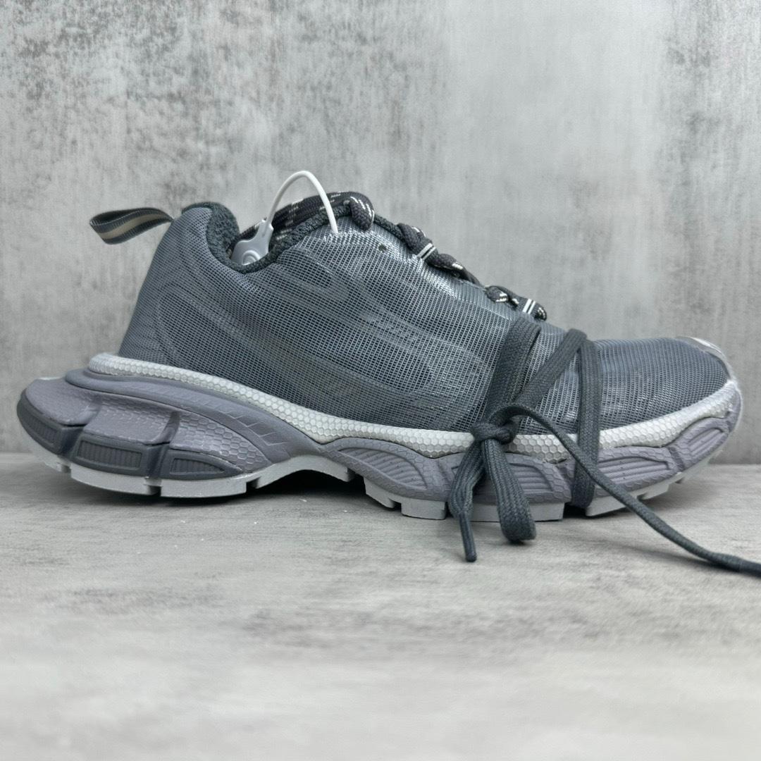 Balenciaga 3XL Net Sneaker In Grey Polyester - DesignerGu