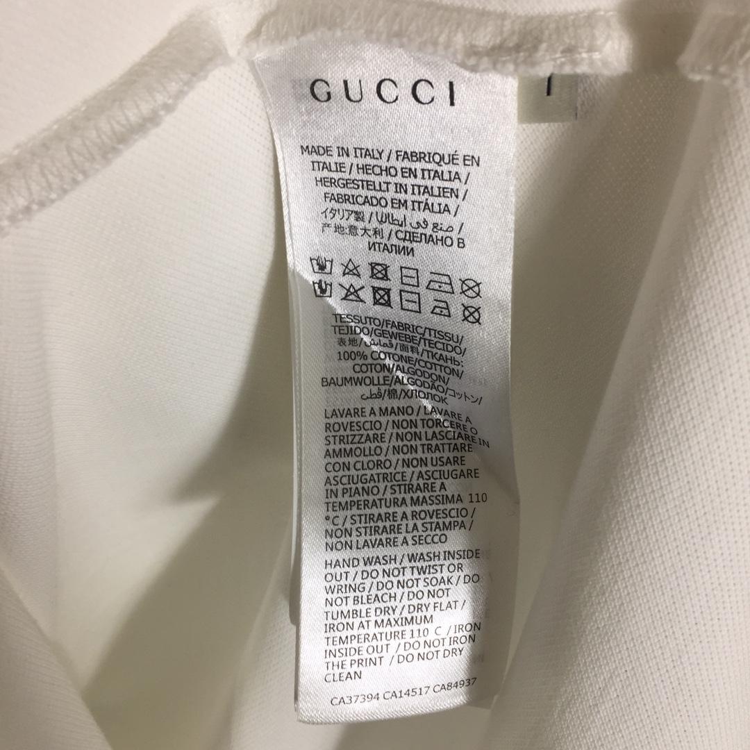 Gucci Cotton Piquet Polo Shirt - DesignerGu