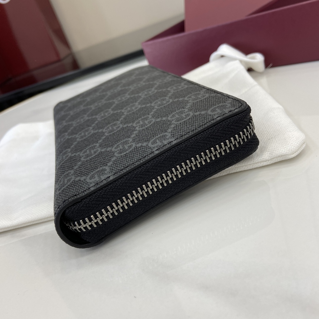 Gucci GG Emblem Around Wallet - DesignerGu