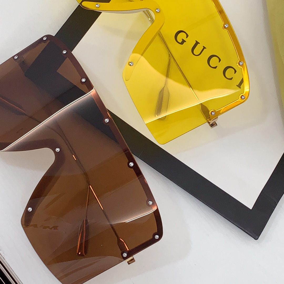 Gucci Mask-Shaped Sunglasses     GG1244 - DesignerGu