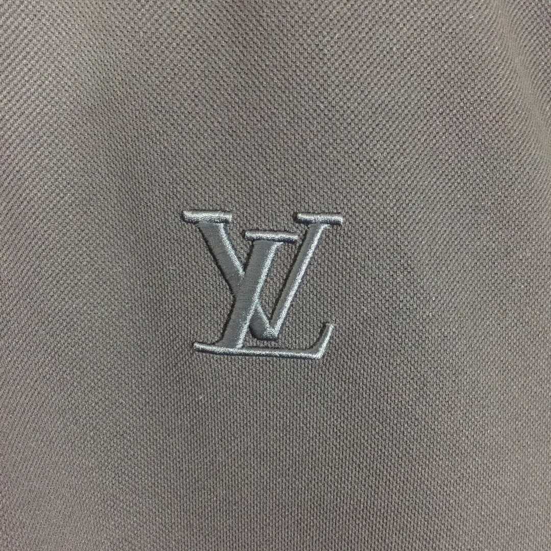 Louis Vuitton Short-Sleeved Cotton Polo Shirt    - DesignerGu