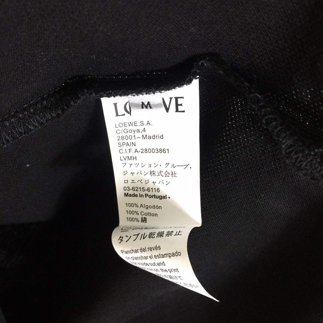 Loewe Logo Cotton Polo Shirt - DesignerGu