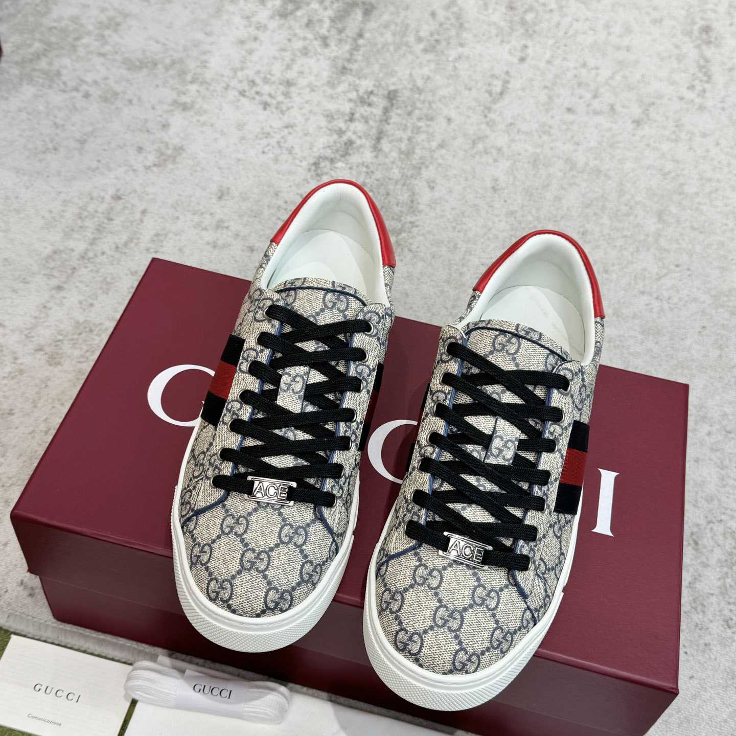 Gucci Ace Sneaker With Web - DesignerGu