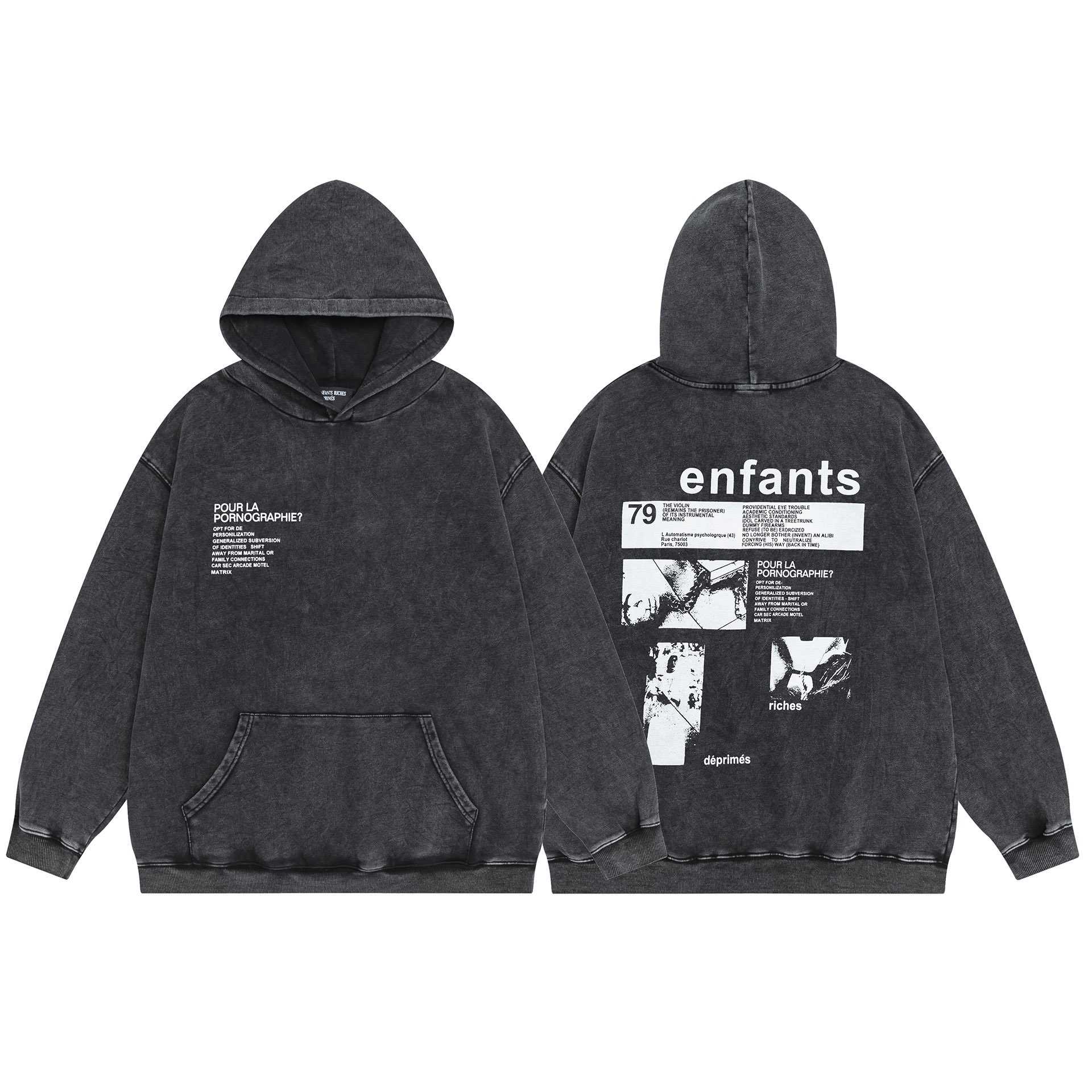 Enfants Riches Deprimes Cotton Hoodie - DesignerGu