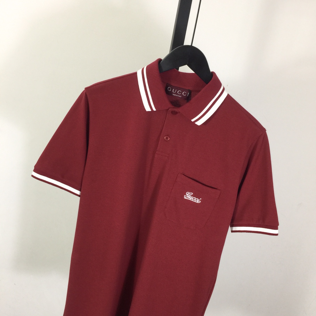 Gucci Cotton Piquet Polo Shirt - DesignerGu