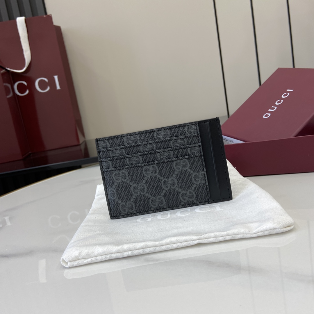 Gucci GG Emblem Card Case  - DesignerGu