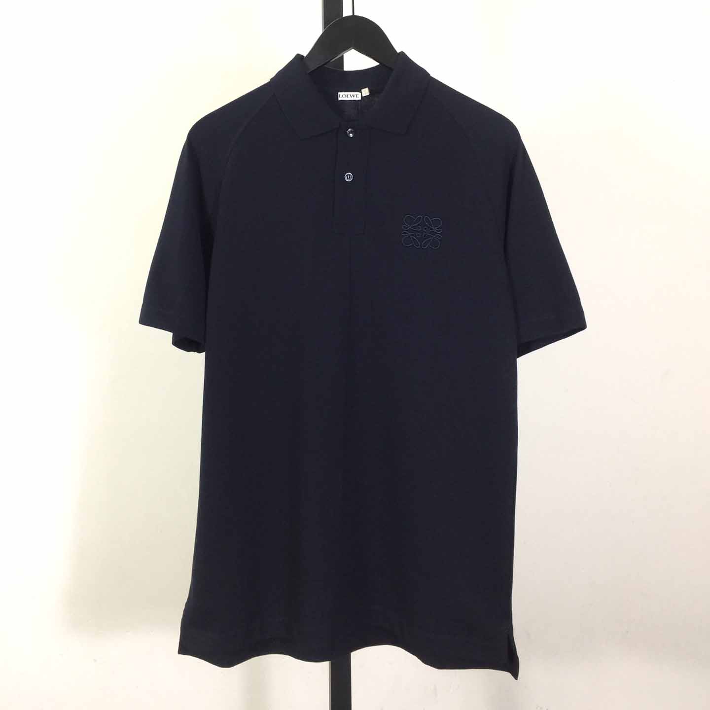 Loewe Logo Cotton Polo Shirt - DesignerGu