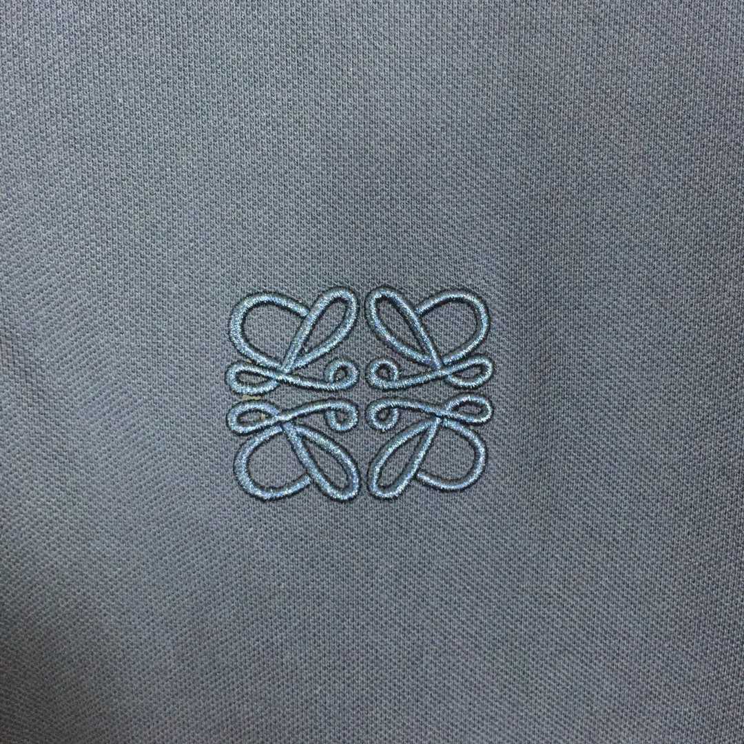 Loewe Logo Cotton Polo Shirt - DesignerGu