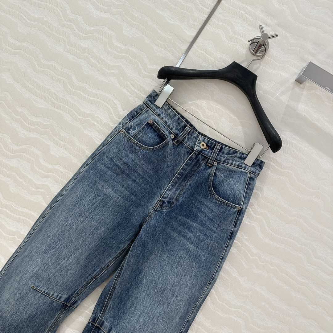 Loewe Anagram Barrel Jeans In Denim - DesignerGu