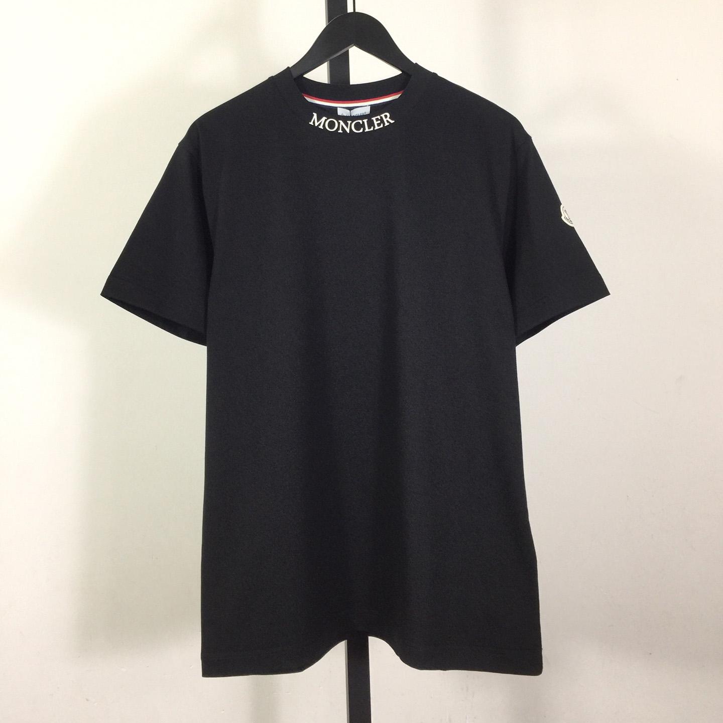 Moncler Logo Cotton T-shirt - DesignerGu