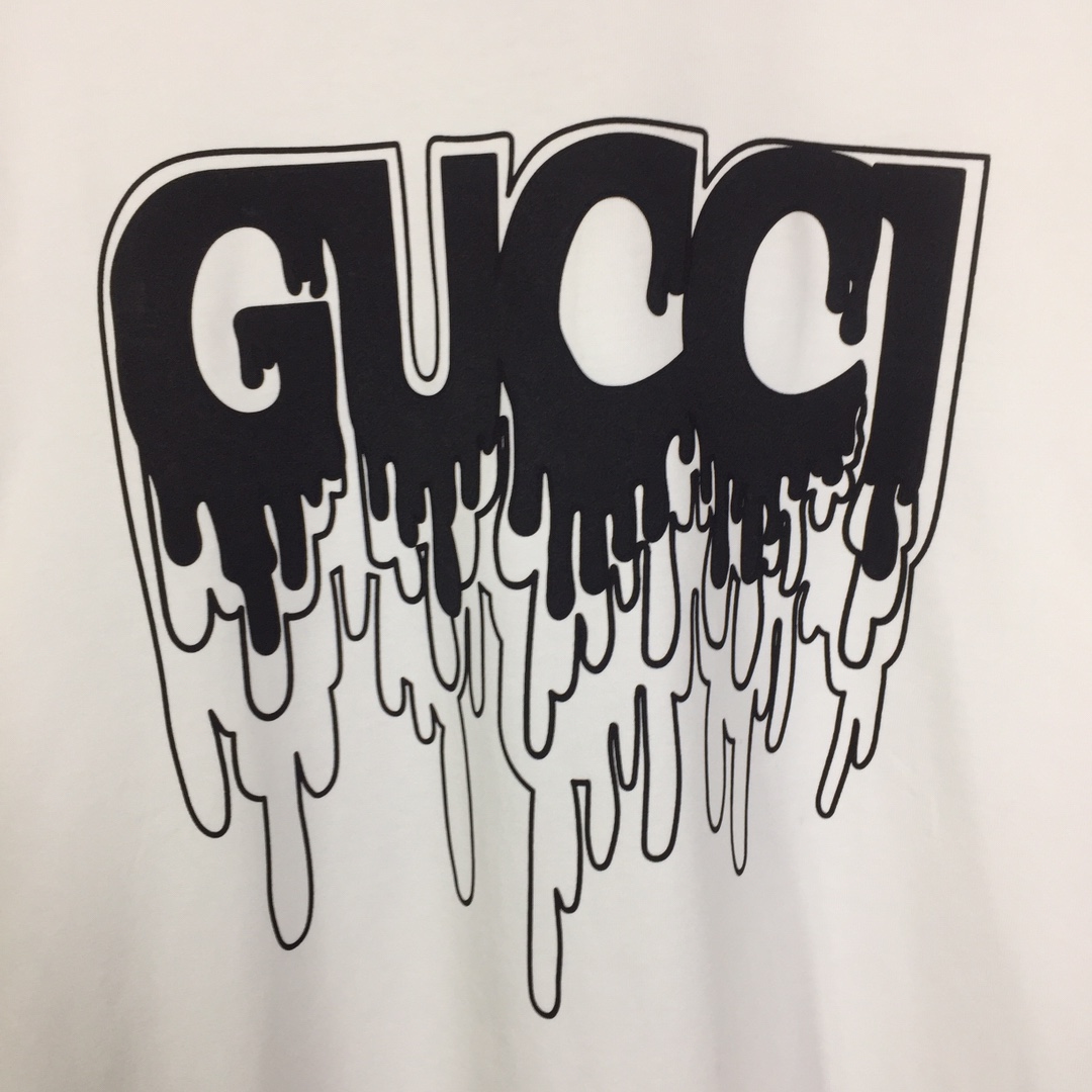 Gucci Cotton Jersey T-shirt With Print  - DesignerGu