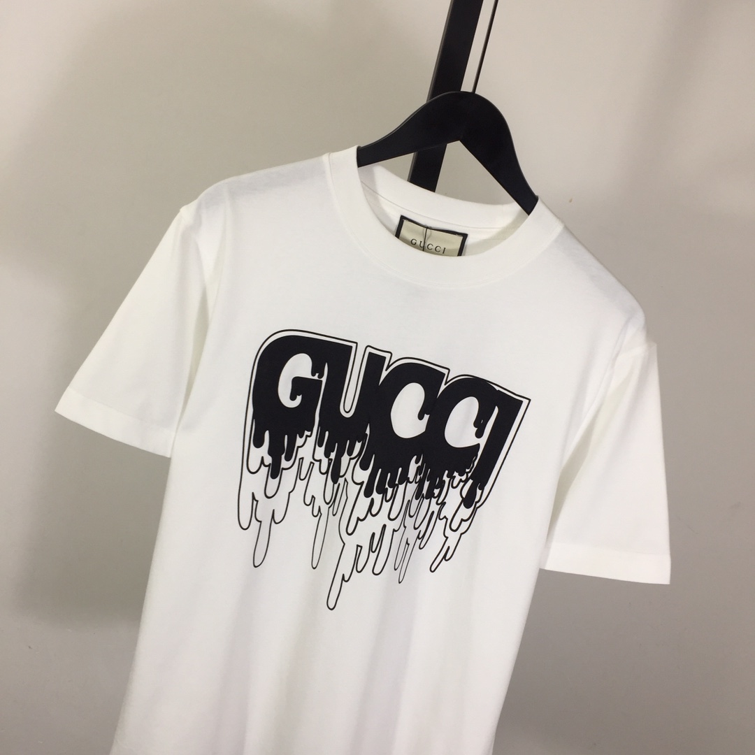 Gucci Cotton Jersey T-shirt With Print  - DesignerGu