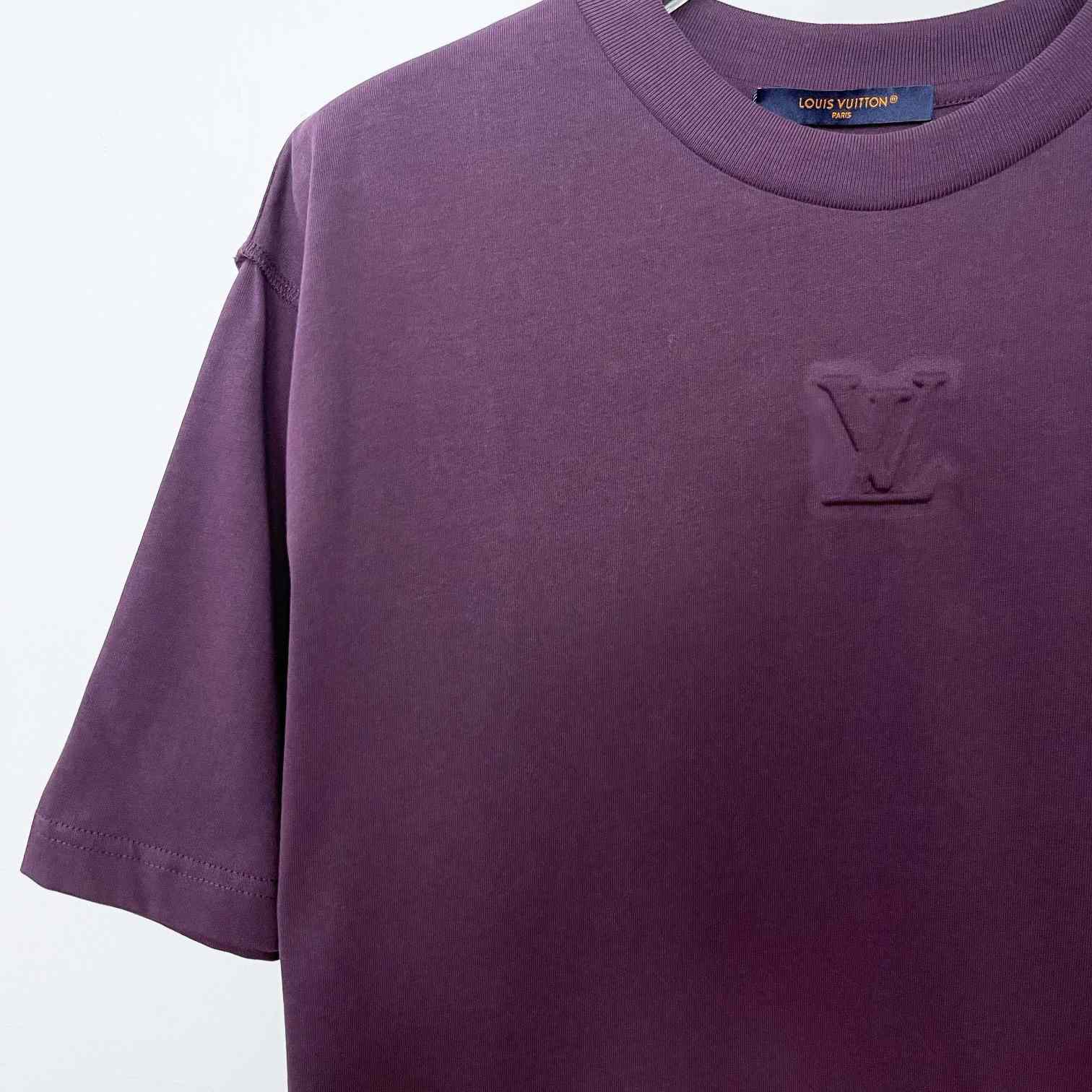 Louis Vuitton Logo Cotton T-Shirt    - DesignerGu