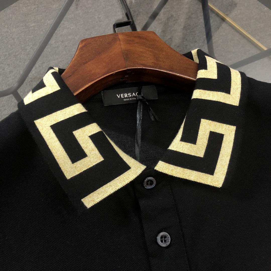 Versace Cotton Polo Shirt - DesignerGu